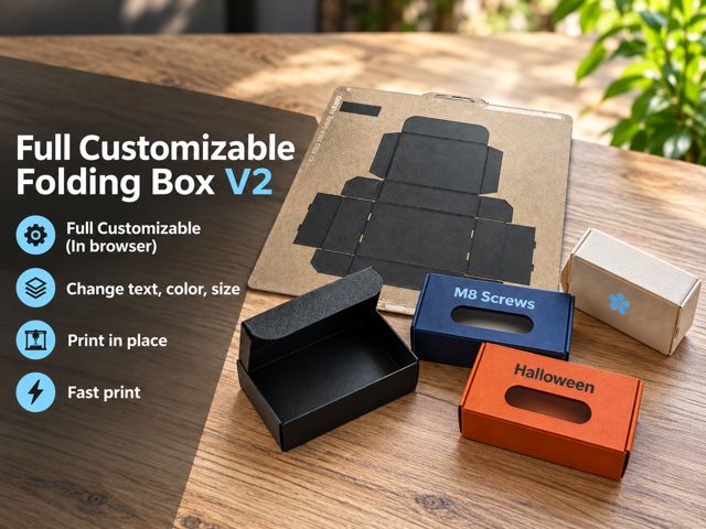 Caixa full customize folding v2
