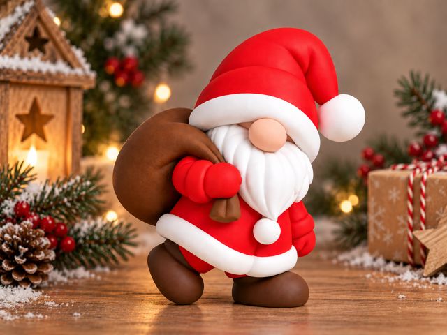 Mini santa – christmas sack