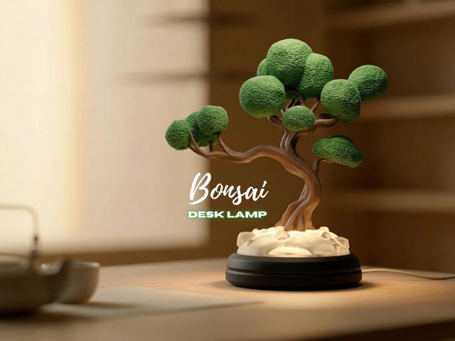Luminaria bonsai mesa
