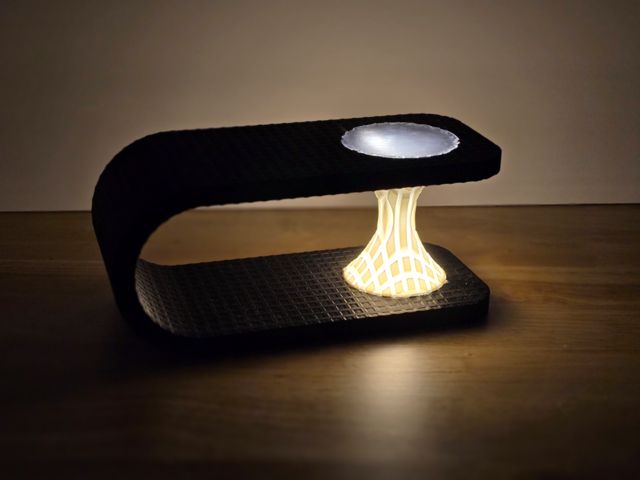 Luminária Noturna Buraco de Minhoca - Kit de Luminária
