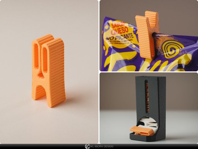 Suporte mini bag clips com