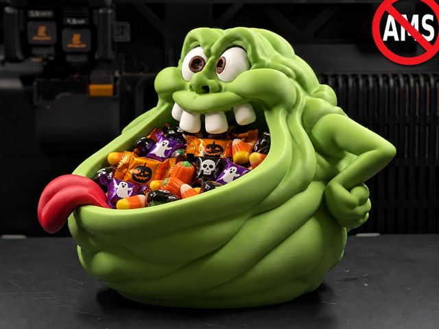 Halloween slimer ghost candy tigela (no ams)