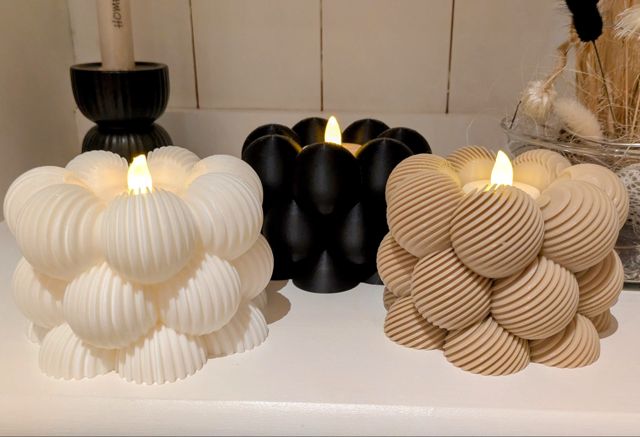 kit velas natalinas + 3 velas eletrônicas